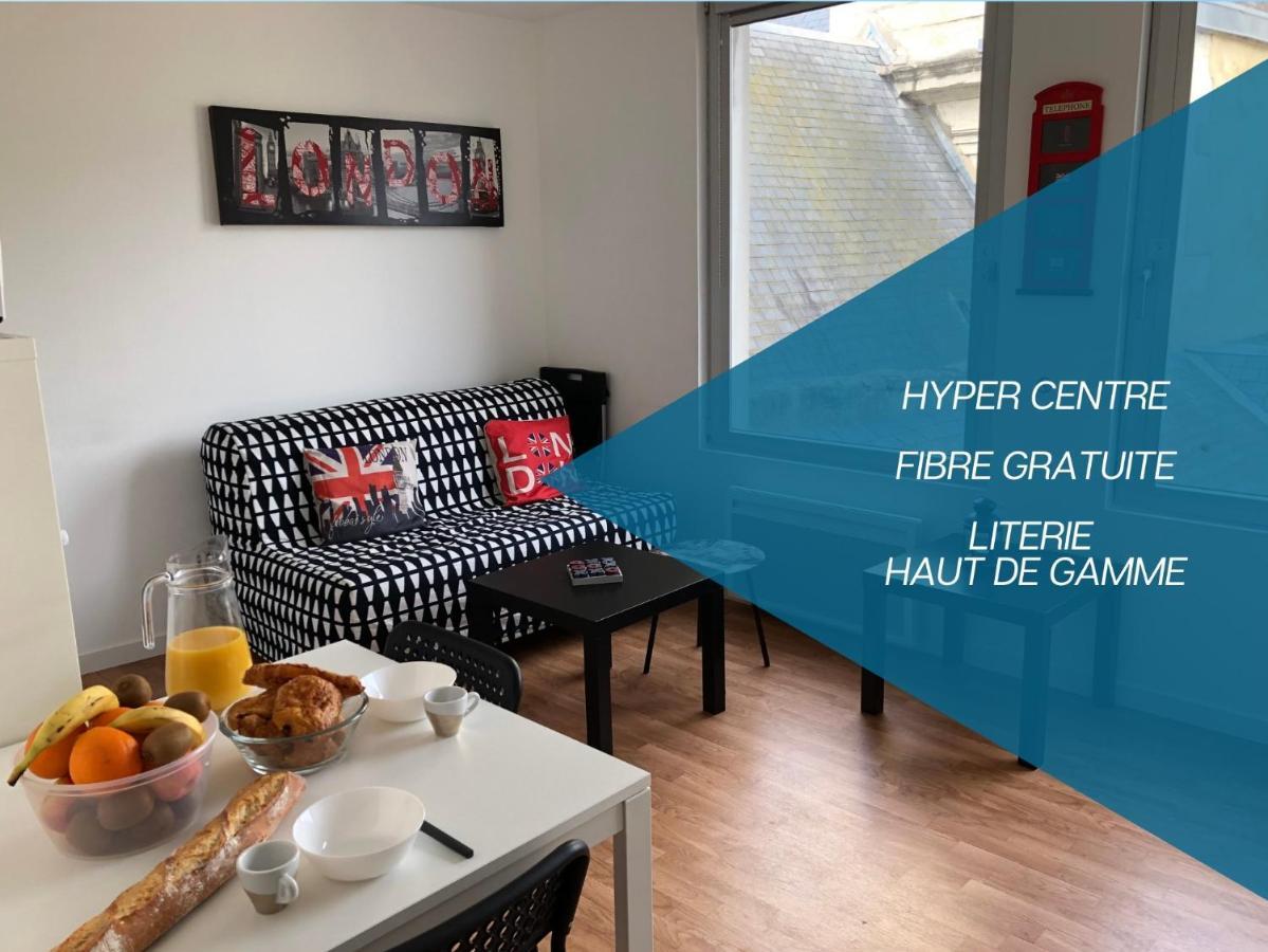Hyper Centre - Wifi Fibre Gratuit - Jergweloh - Le Londonien Caen Exterior foto